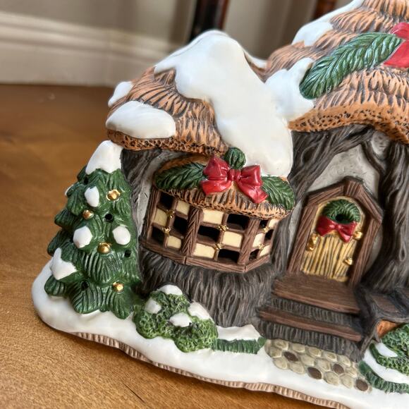 FITZ and FLOYD Holiday Hamlet Tavern In The Woods - Enchanted Forrest w/ BOX - Picture 5 of 15